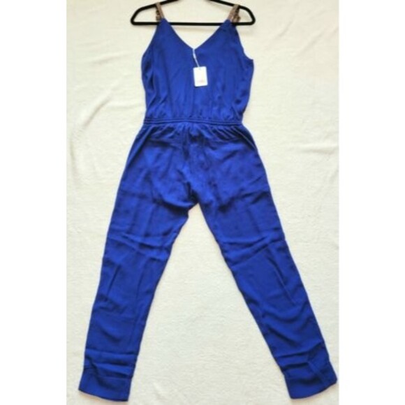 Womens Jumpsuit Size Small In Royal Blue/Romper - Picture 9 of 10